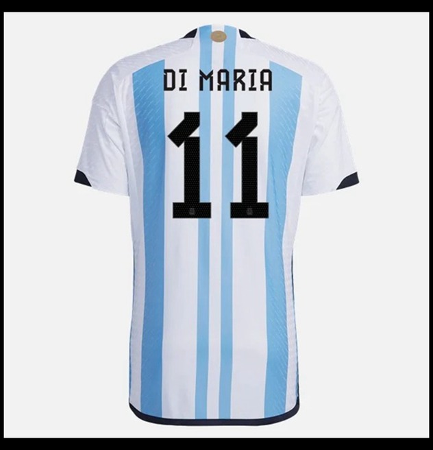 Nogometni Dres Argentina Svjetsko Prvenstvo 2022 DI MARIA #11 Domaći Komplet