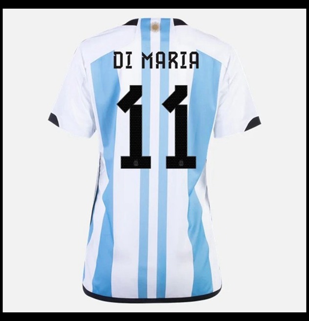 Nogometni Dres Argentina Svjetsko Prvenstvo 2022 Ženska DI MARIA #11 Domaći Komplet