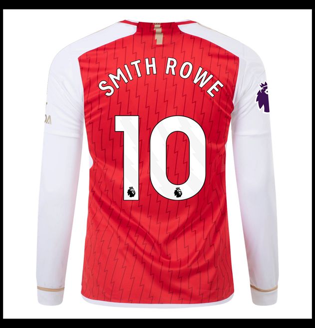 Nogometni Dres Arsenal 2023-24 Dugim Rukavima SMITH ROWE #10 Domaći Komplet
