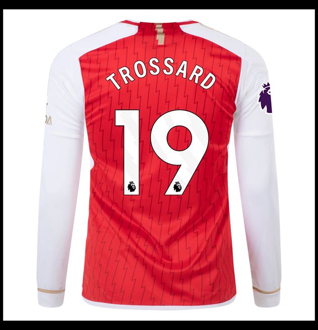Nogometni Dres Arsenal 2023-24 Dugim Rukavima TROSSARD #19 Domaći Komplet