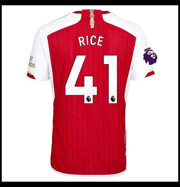 Nogometni Dres Arsenal 2023-24 RICE #41 Domaći Komplet