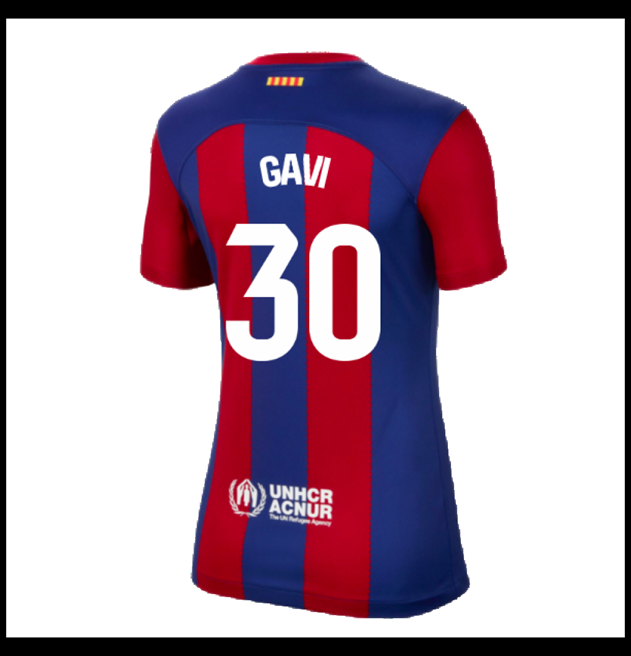 Nogometni Dres FC Barcelona 2023-24 Ženska GAVI #30 Domaći Komplet