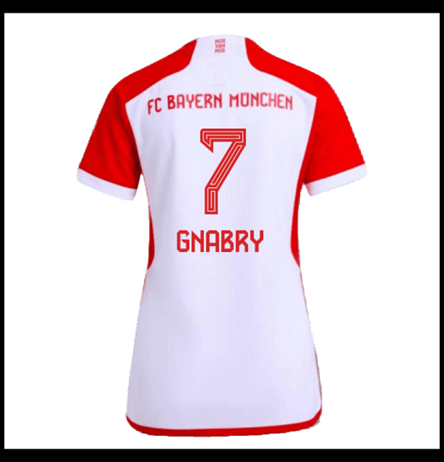 Nogometni Dres FC Bayern München 2023-24 Ženska GNABRY #7 Domaći Komplet
