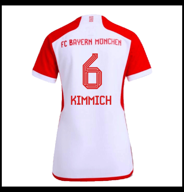 Nogometni Dres FC Bayern München 2023-24 Ženska KIMMICH #6 Domaći Komplet