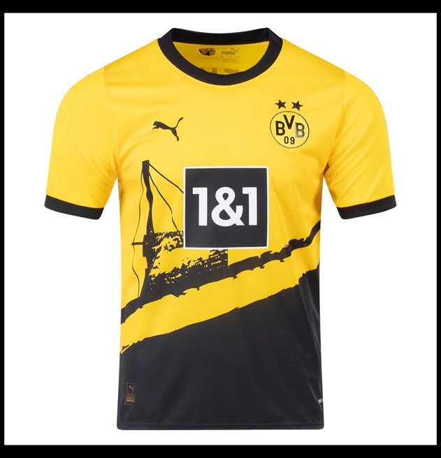 Nogometni Dres Borussia Dortmund 2023-24 Domaći Komplet