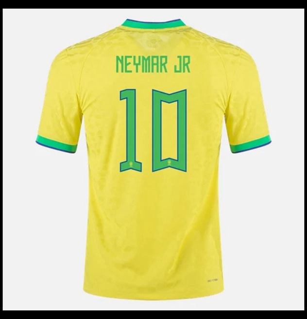 Nogometni Dres Brazil Svjetsko Prvenstvo 2022 NEYMAR #10 Domaći Komplet
