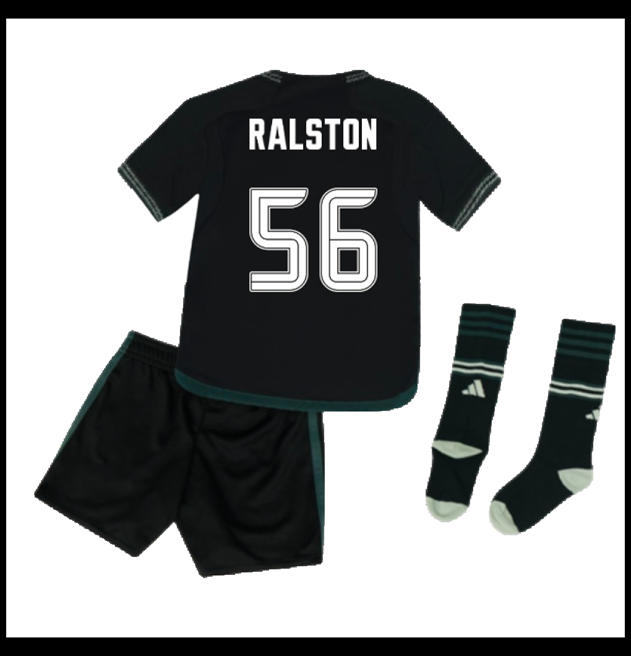 Nogometni Dres Celtic 2023-24 Dječji RALSTON #56 Gostujući Komplet