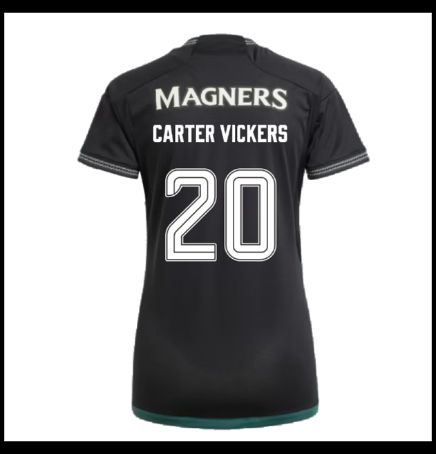 Nogometni Dres Celtic 2023-24 Ženska CARTER VICKERS #20 Gostujući Komplet