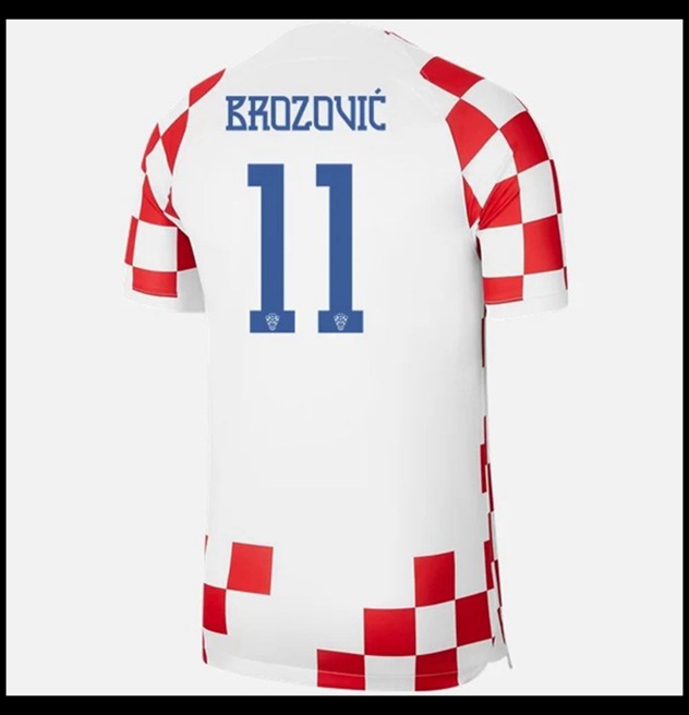 Nogometni Dres Hrvatska Svjetsko Prvenstvo 2022 BROZOVIC #11 Domaći Komplet