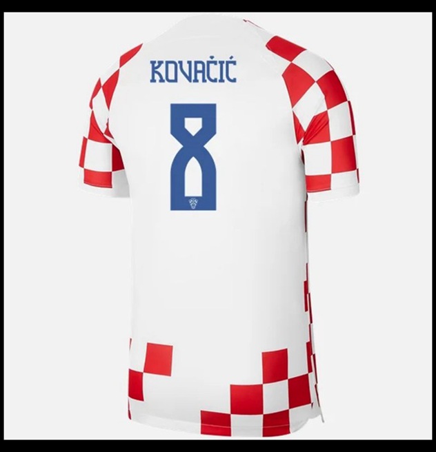 Nogometni Dres Hrvatska Svjetsko Prvenstvo 2022 KOVACIC #8 Domaći Komplet
