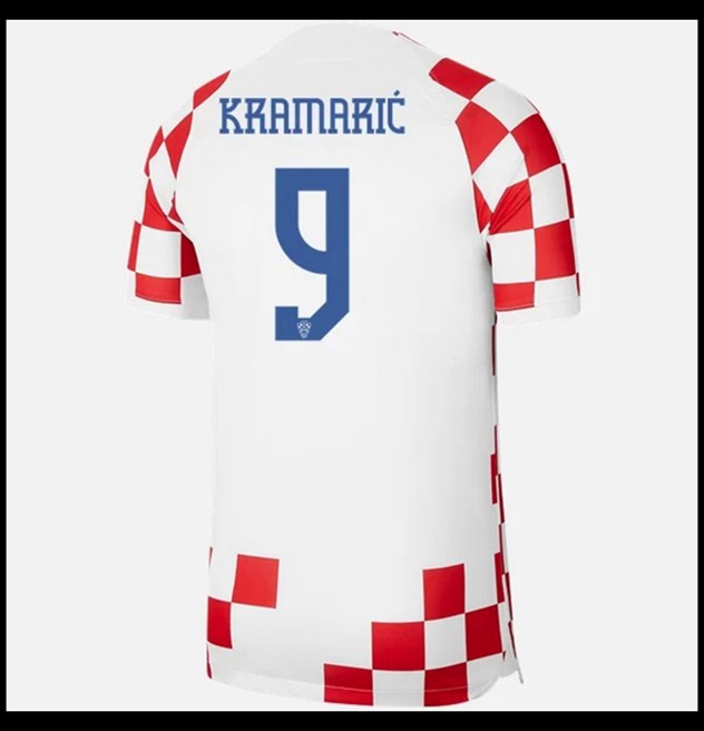 Nogometni Dres Hrvatska Svjetsko Prvenstvo 2022 KRAMARIC #9 Domaći Komplet