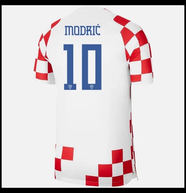 Nogometni Dres Hrvatska Svjetsko Prvenstvo 2022 MODRIC #10 Domaći Komplet