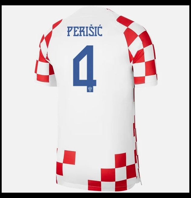 Nogometni Dres Hrvatska Svjetsko Prvenstvo 2022 PERISIC #4 Domaći Komplet