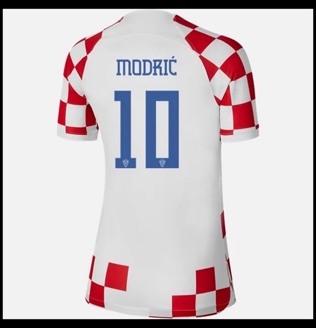 Nogometni Dres Hrvatska Svjetsko Prvenstvo 2022 Ženska MODRIC #10 Domaći Komplet