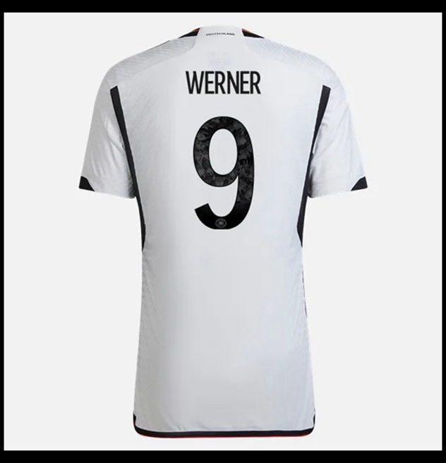 Nogometni Dres Njemačka Svjetsko Prvenstvo 2022 WERNER #9 Domaći Komplet