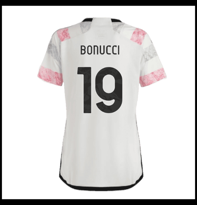 Nogometni Dres Juventus 2023-24 Ženska BONUCCI #19 Gostujući Komplet