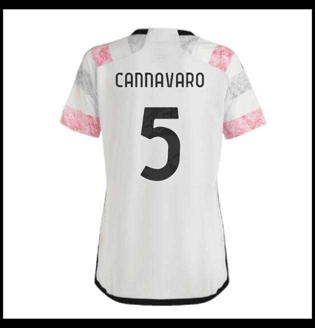 Nogometni Dres Juventus 2023-24 Ženska CANNAVARO #5 Gostujući Komplet