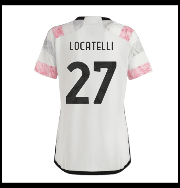 Nogometni Dres Juventus 2023-24 Ženska LOCATELLI #27 Gostujući Komplet