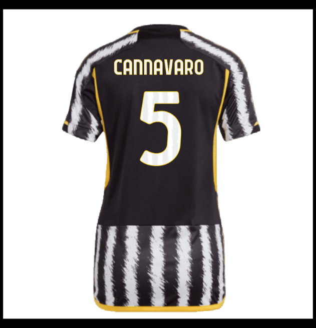 Nogometni Dres Juventus 2023-24 Ženska CANNAVARO #5 Domaći Komplet