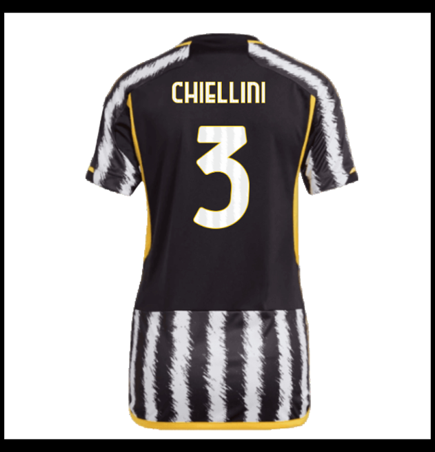Nogometni Dres Juventus 2023-24 Ženska CHIELLINI #3 Domaći Komplet