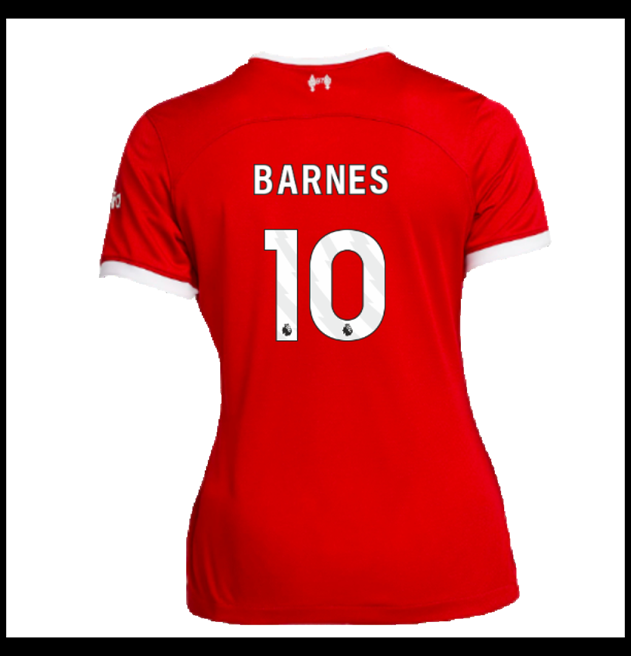 Nogometni Dres Liverpool 2023-24 Ženska BARNES #10 Domaći Komplet