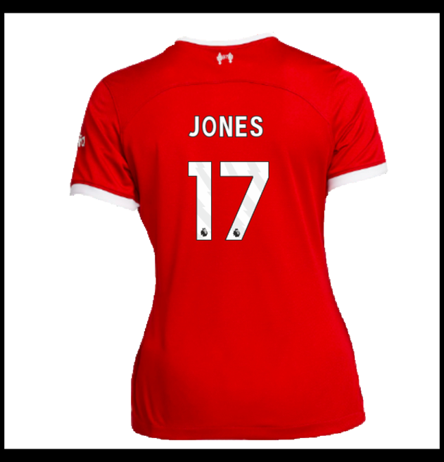 Nogometni Dres Liverpool 2023-24 Ženska JONES #17 Domaći Komplet