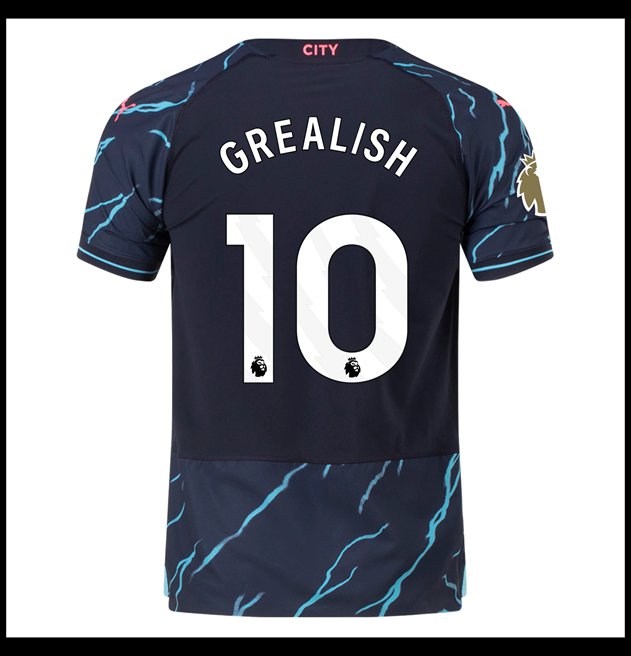 Nogometni Dres Manchester City 2023-24 GREALISH #10 Rezervni Komplet