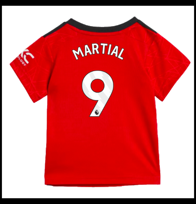 Nogometni Dres Manchester United 2023-24 Dječji MARTIAL #9 Domaći Komplet