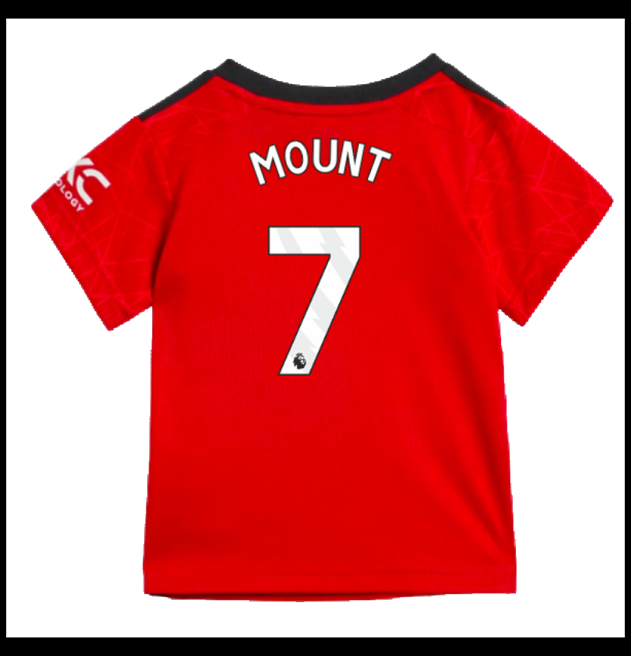 Nogometni Dres Manchester United 2023-24 Dječji MOUNT #7 Domaći Komplet