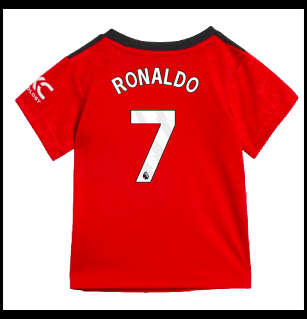 Nogometni Dres Manchester United 2023-24 Dječji RONALDO #7 Domaći Komplet