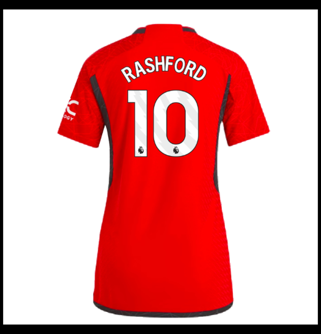 Nogometni Dres Manchester United 2023-24 Ženska RASHFORD #10 Domaći Komplet