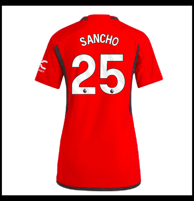 Nogometni Dres Manchester United 2023-24 Ženska SANCHO #25 Domaći Komplet