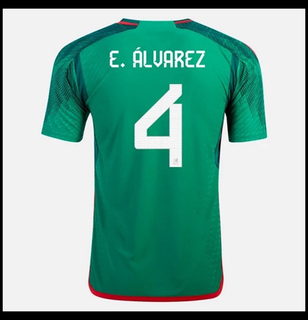 Nogometni Dres Meksiko Svjetsko Prvenstvo 2022 E ALVAREZ #4 Domaći Komplet