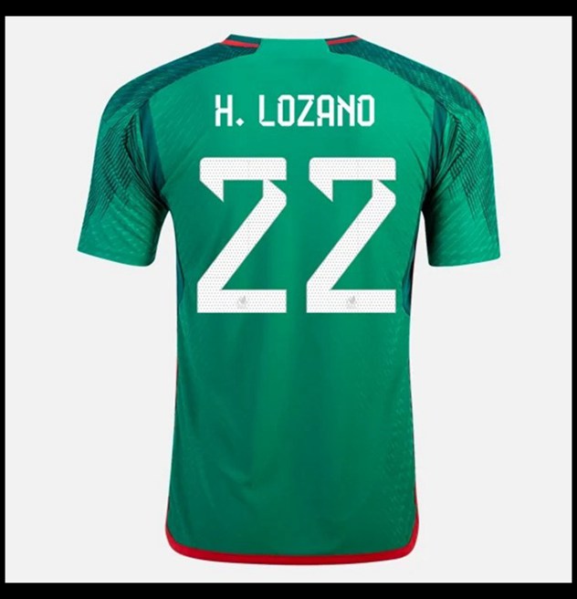 Nogometni Dres Meksiko Svjetsko Prvenstvo 2022 H LOZANO #22 Domaći Komplet
