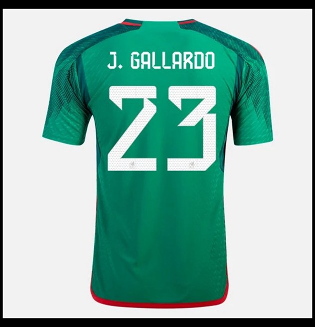 Nogometni Dres Meksiko Svjetsko Prvenstvo 2022 J GALLARDO #23 Domaći Komplet