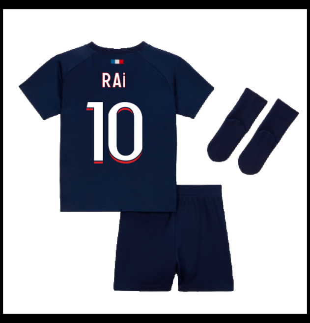 Nogometni Dres Paris Saint Germain PSG 2023-24 Dječji RAI #10 Domaći Komplet