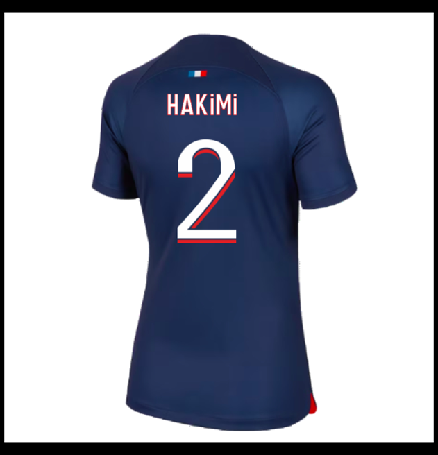 Nogometni Dres Paris Saint Germain PSG 2023-24 Ženska HAKIMI #2 Domaći Komplet