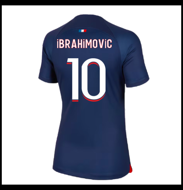 Nogometni Dres Paris Saint Germain PSG 2023-24 Ženska IBRAHIMOVIC #10 Domaći Komplet