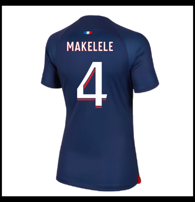 Nogometni Dres Paris Saint Germain PSG 2023-24 Ženska MAKELELE #4 Domaći Komplet