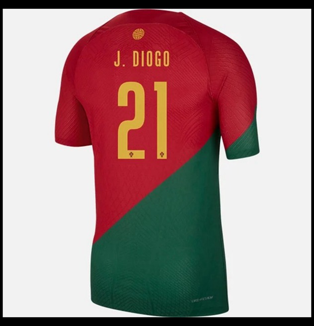 Nogometni Dres Portugal Svjetsko Prvenstvo 2022 J DIOGO #21 Domaći Komplet