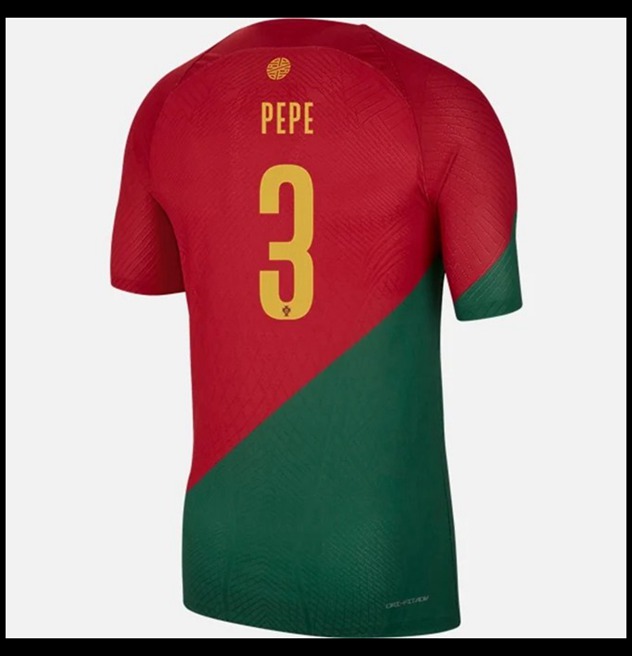Nogometni Dres Portugal Svjetsko Prvenstvo 2022 PEPE #3 Domaći Komplet