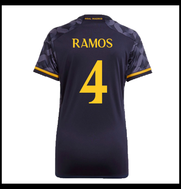 Nogometni Dres FC Real Madrid 2023-24 Ženska RAMOS #4 Gostujući Komplet