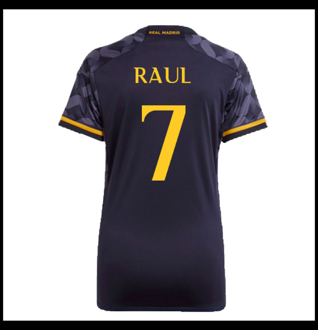 Nogometni Dres FC Real Madrid 2023-24 Ženska RAUL #7 Gostujući Komplet