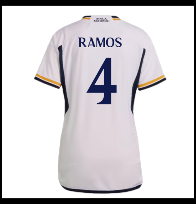 Nogometni Dres FC Real Madrid 2023-24 Ženska RAMOS #4 Domaći Komplet