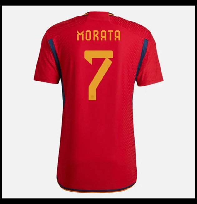 Nogometni Dres Španjolska Svjetsko Prvenstvo 2022 MORATA #7 Domaći Komplet