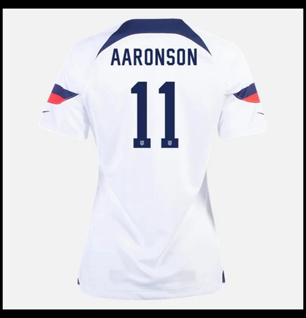 Nogometni Dres SAD Svjetsko Prvenstvo 2022 Ženska AARONSON #11 Domaći Komplet
